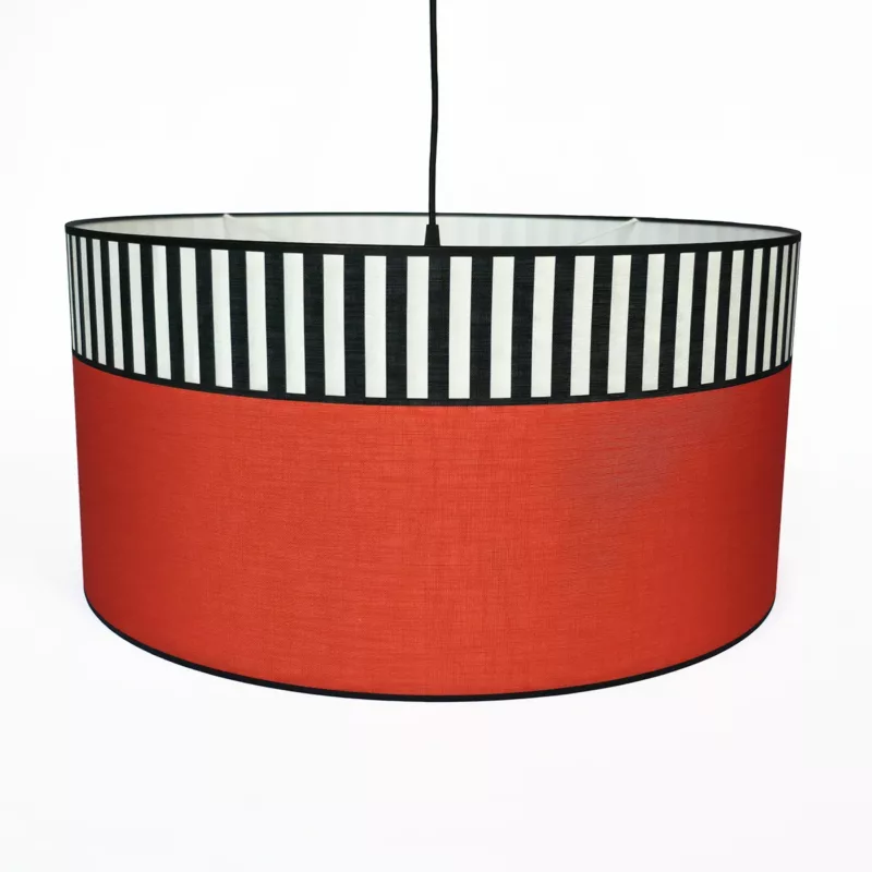 Suspension 60cm par 30cm de hauteur coloris rouge sherry